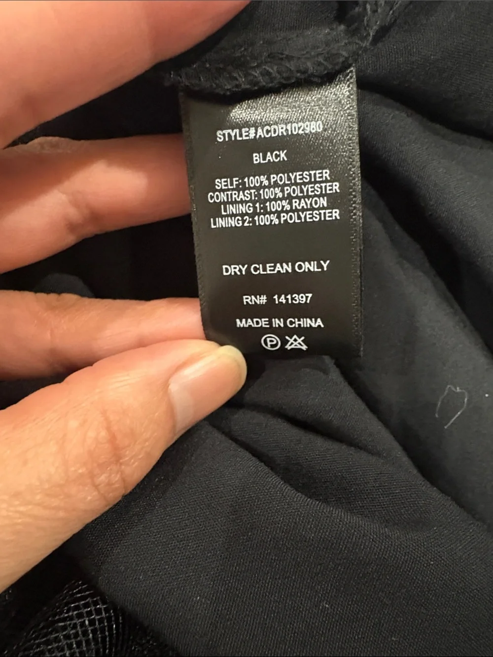 NWOT ASTR the Label Karyme Tie Strap Polka Dot Black Midi Dress Size M - Picture 9 of 17
